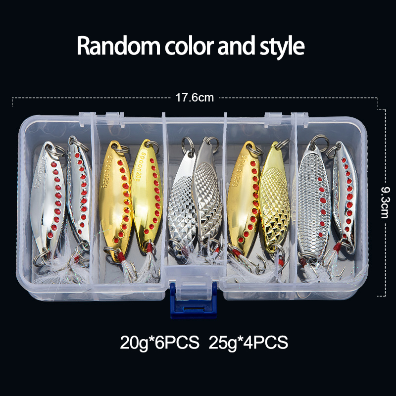 Metal Spoon Spinner Fishing Lu - Fishing Lure Spoon review and price