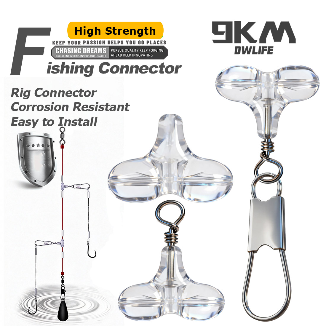 9KM T Shape Fishing Cross Bead - Fishing Lure Accessories review and price