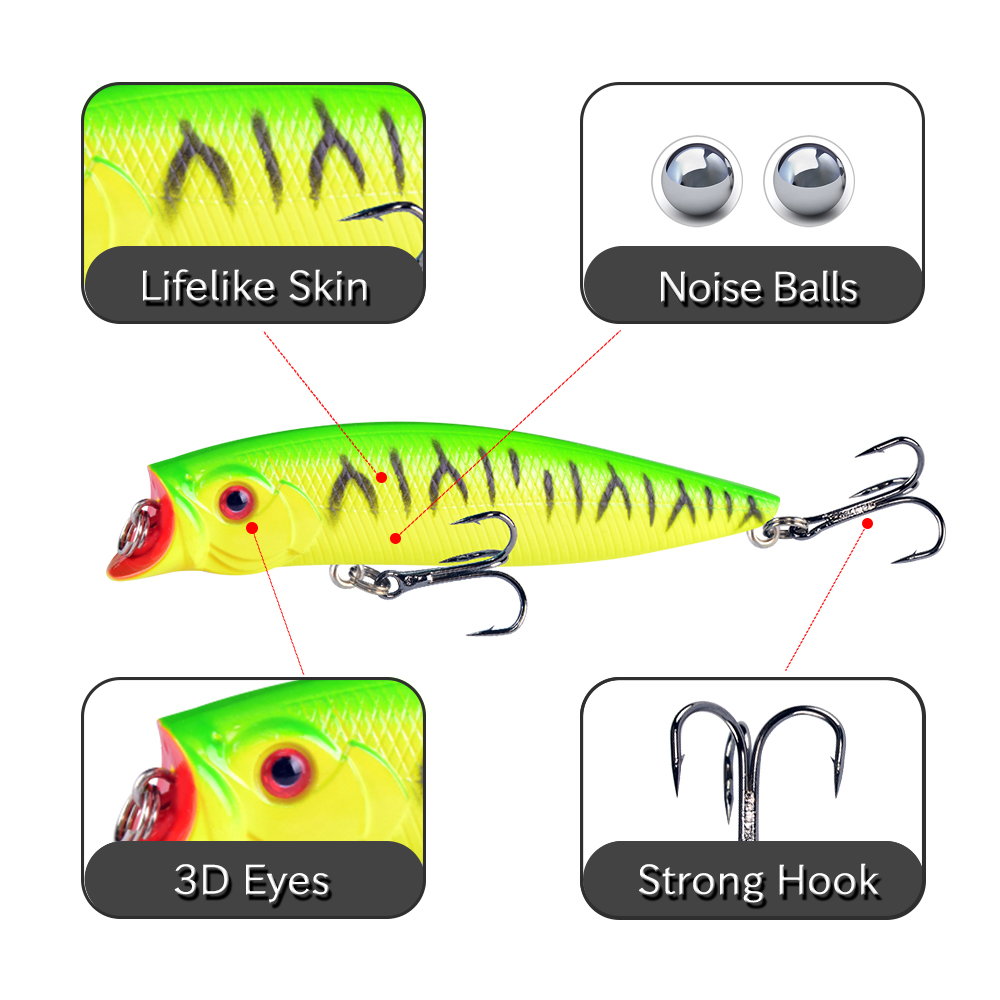 1pcs Fishing Lures High Qualit - Fishing Lure Popper review and price