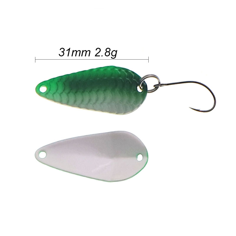 Fishing Trout Spoon Single Hoo - Fishing Lure Spinner review and price