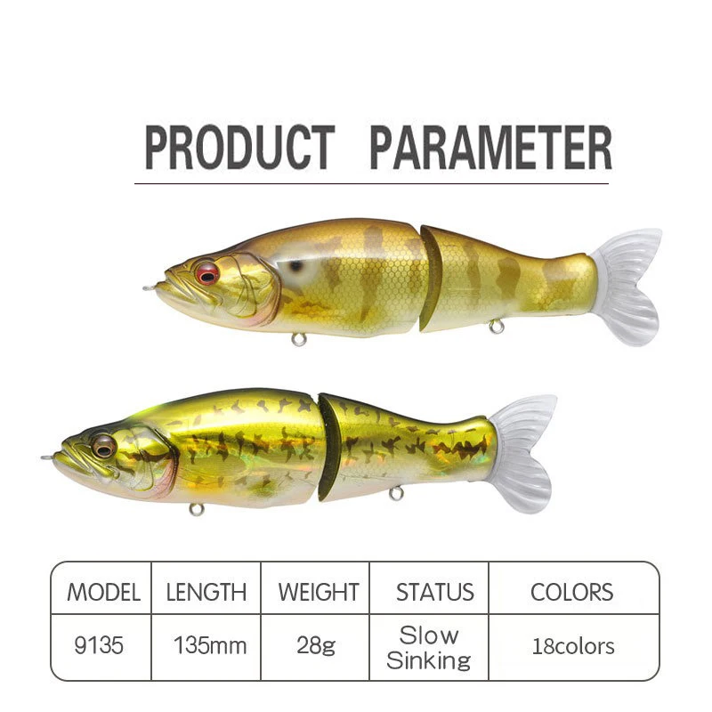 Swimbait Fishing Lure 135mm 31 - Fishing Lure Jerkbait review and price