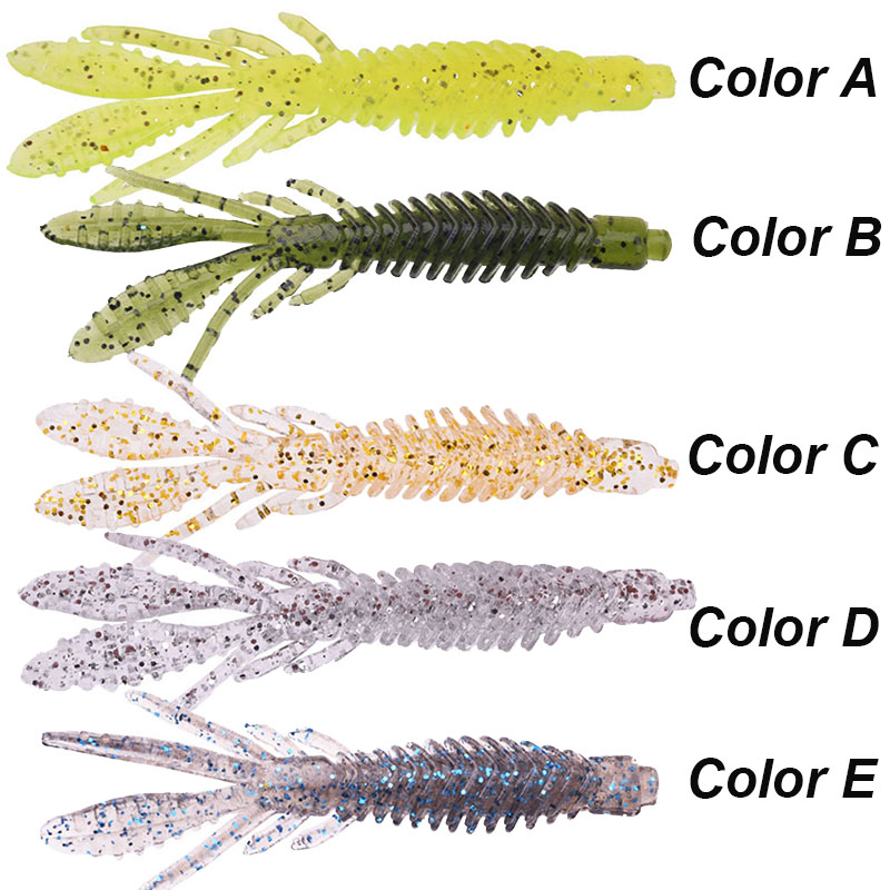 WESTBASS 5PCS Soft Larva Baits - Fishing Lure Swimbait review and price