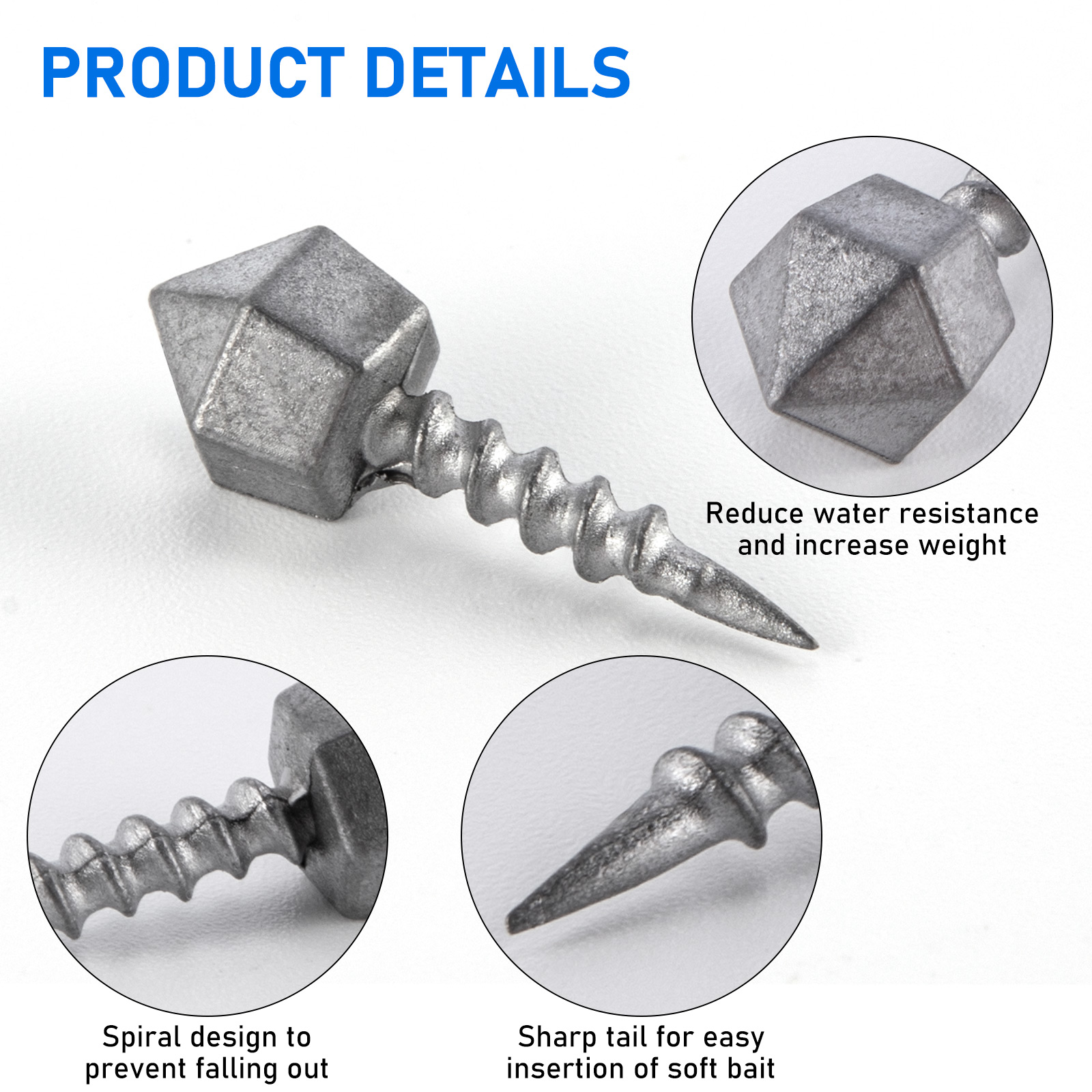 10pcs Fishing Insert Weight Si - Fishing Lure Accessories review and price