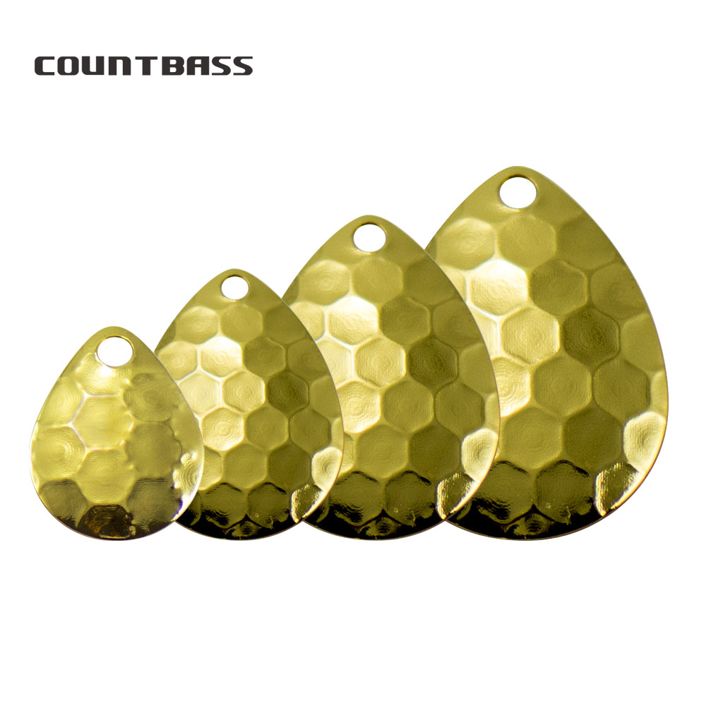 Countbass 50pcs Size 2-5 Gold  - Fishing Lure Spinner review and price